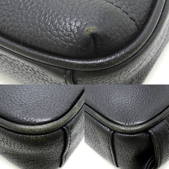 Burberry Shoulder Bag Clutch Leather Black - Picture 4 of 8